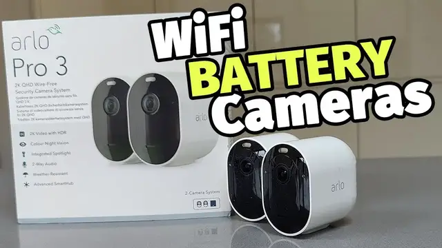 'Video thumbnail for Arlo Pro 3 Review - Wireless Weatherproof Security Cameras'