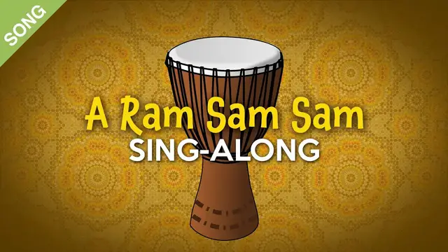 'Video thumbnail for A Ram Sam Sam | Nursery Rhymes | Children Songs  [Sing-Along with Lyrics]'
