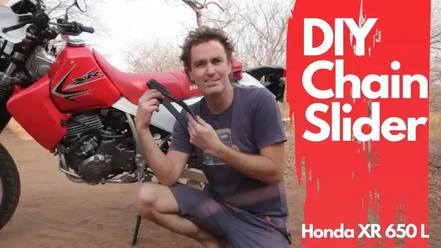 'Video thumbnail for Make Your Own Cheap Motorcycle Chain Slider | DIY Honda XR 650 L Part'