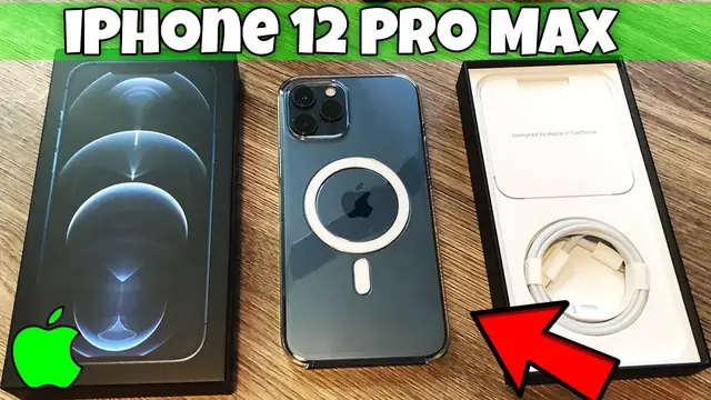 'Video thumbnail for iPhone 12 Pro Max Navy Blue Unboxing & Clear Magsafe Case'