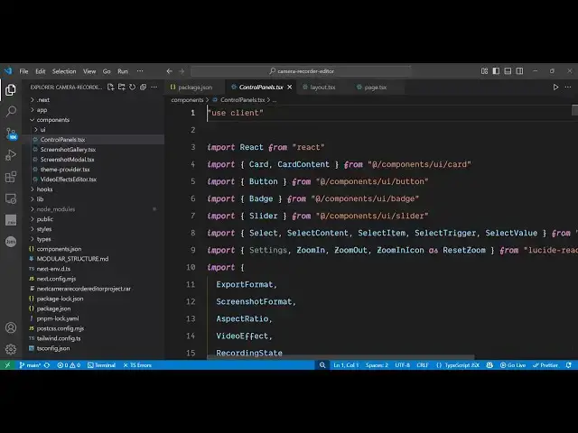 'Video thumbnail for Build a Next.js WebRTC Webcam Video Recorder & Editor in Browser Using TailwindCSS in TypeScript'