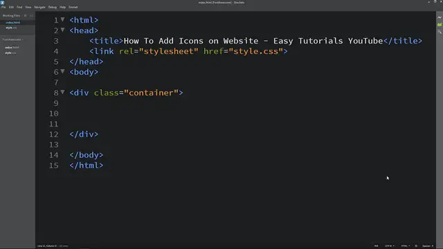 'Video thumbnail for How To Add Icons on HTML Website _ Add Font Awesome Icons on website'