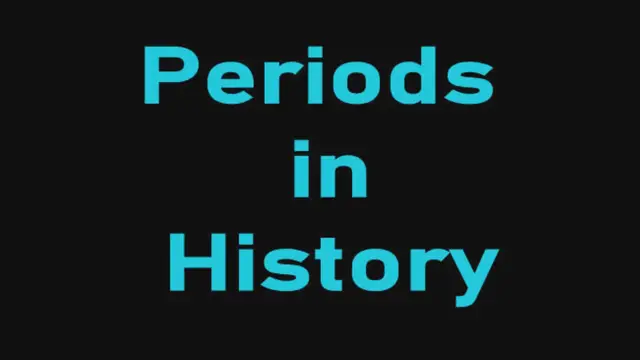 'Video thumbnail for Historical Periods'