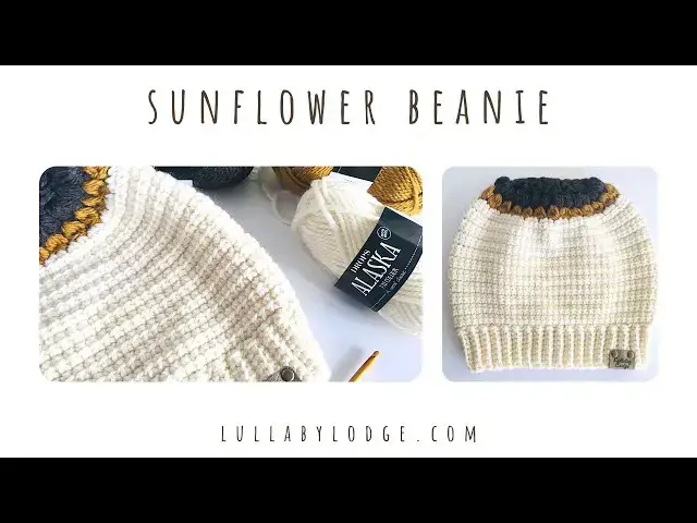 'Video thumbnail for I Made a Crochet Sunflower Beanie.  You Can Too!'