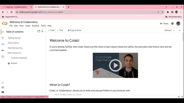 'Video thumbnail for Google Colab for Python: A Guide to Ethical Hacking'
