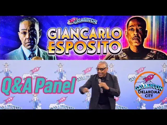 'Video thumbnail for Giancarlo Esposito Full Panel | Breaking Bad, The Mandalorian, MCU & More | GalaxyCon OKC 2025'