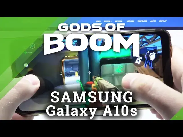 'Video thumbnail for Test Game Guns of Boom on SAMSUNG Galaxy A10s | Mediatek Helio P22 | 2GB RAM | Gameplay - FPS Check'