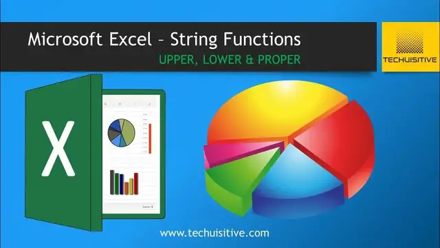 'Video thumbnail for Microsoft Excel - Understand UPPER, LOWER & PROPER Functions'