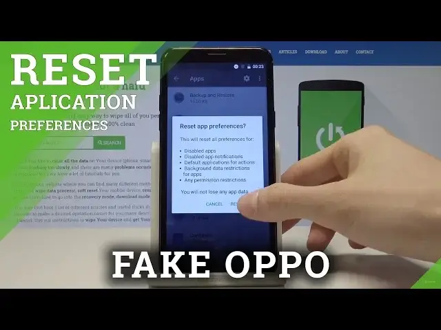 'Video thumbnail for How to Reset App Settings on FAKE OPPO - Restore Default App Preferences'