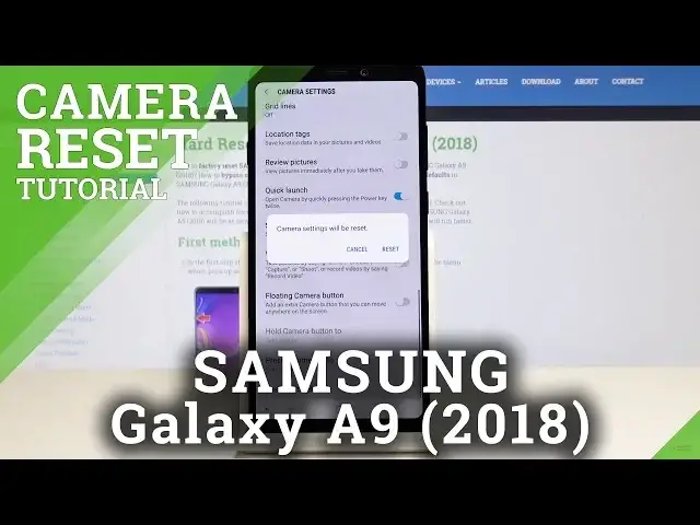 'Video thumbnail for How to Reset Camera in Samsung Galaxy A9 2018 - Restore Original Camera Settings'