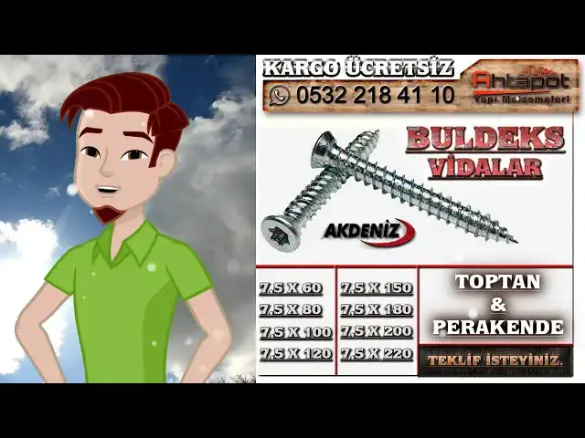 'Video thumbnail for Buldeks Vidalar Çeşitleri #Buldex #Buldeks #Vida'
