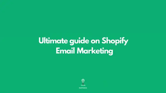 'Video thumbnail for How To Email Marketing on Shopify (2024) Step by Step'