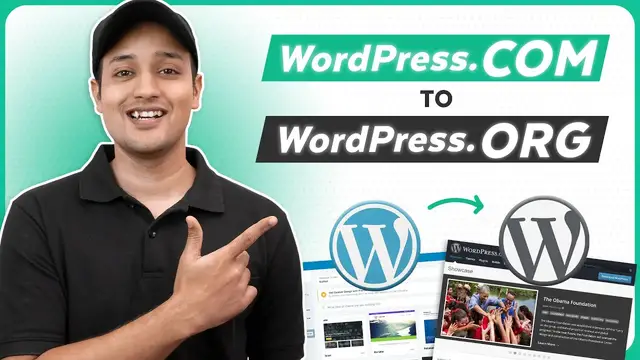 'Video thumbnail for How To Migrate your Website From WordPress.com to WordPress.org (2023) (1)'