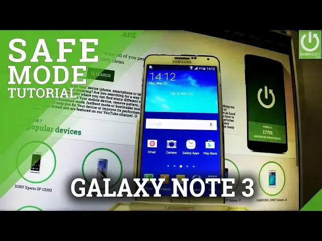 'Video thumbnail for SAMSUNG Galaxy Note 3 Safe Mode / Enter & Quit Safe Mode'