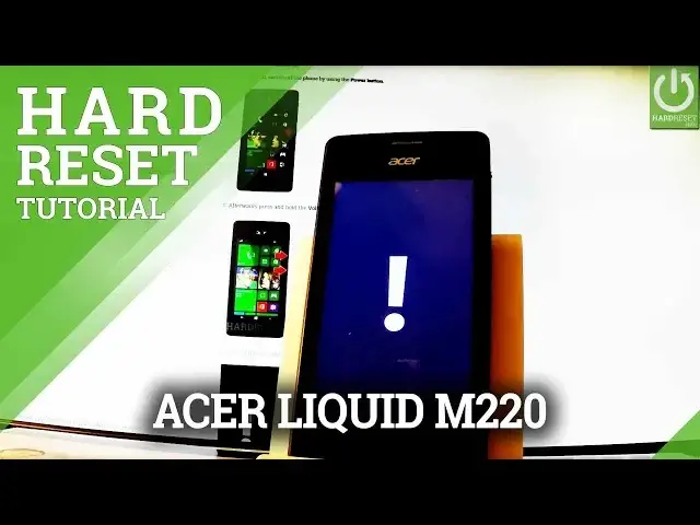 'Video thumbnail for ACER Liquid M220 Hard Reset / Remove Password / Windows Format'