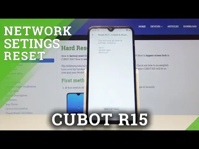 'Video thumbnail for How to Reset Network Settings in CUBOT R15 - Restore Network Defaults'