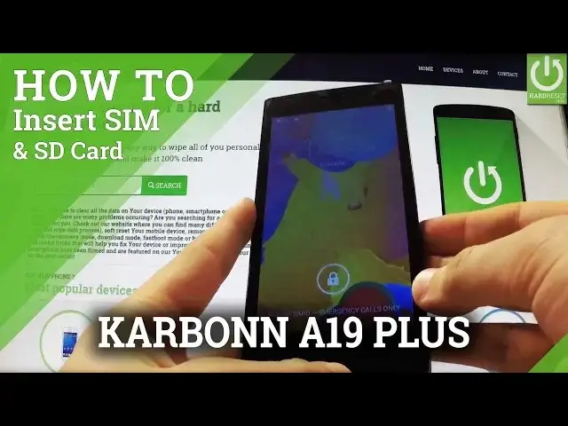 'Video thumbnail for Insert SIM & SD in KARBONN A19 PLUS - Set SIM & SD Card'