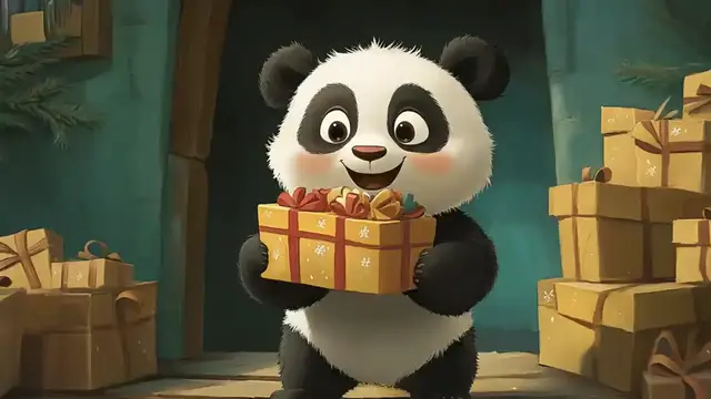 'Video thumbnail for THE LITTLE PANDA WHO LIED ABOUT HER BIRTHDAY _ Bedtime Stories for Kids(720P_HD)'