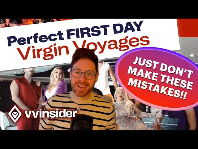 'Video thumbnail for BEST FIRST DAY onboard Virgin Voyages 🚢✅'