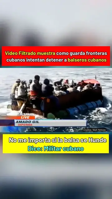 'Video thumbnail for MININT persigue a balseros cubanos'