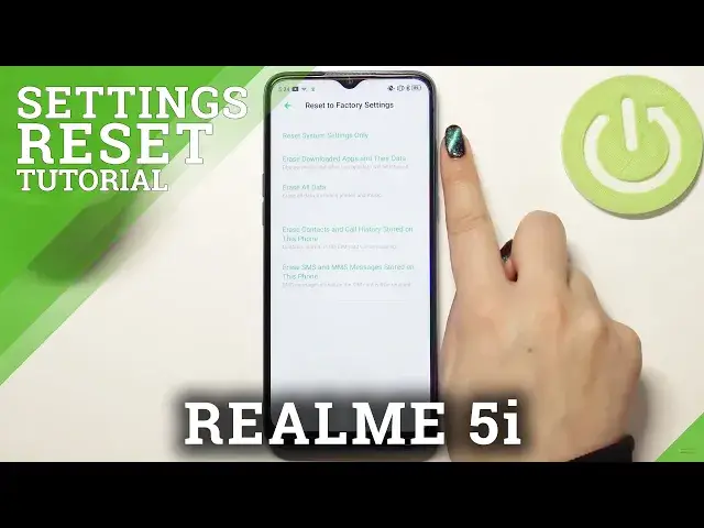 'Video thumbnail for How to Reset System Settings in REALME 5i – Restore Default Settings'