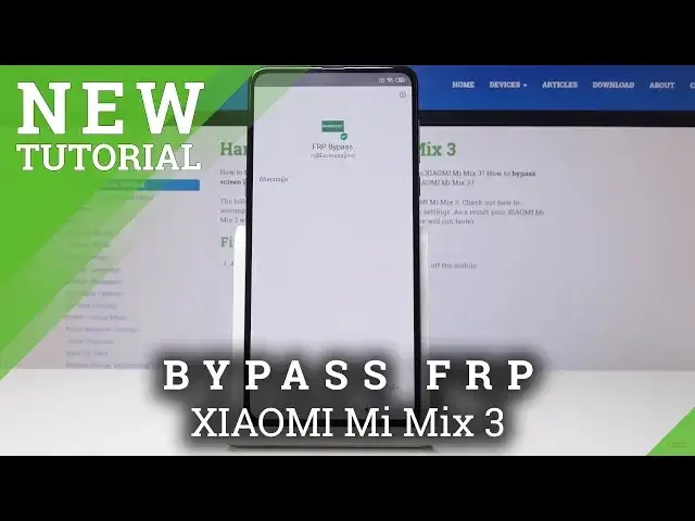 'Video thumbnail for How to Unlock FRP in XIAOMI Mi Mix 3 - Bypass Google Verification in XIOAMI'