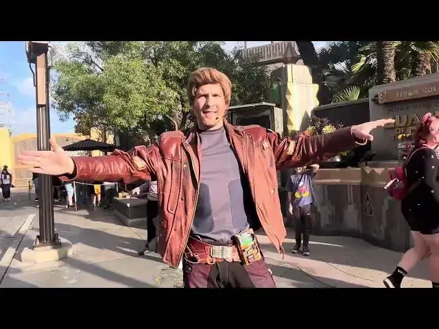 'Video thumbnail for Guardians of the Galaxy Awesome Dance Off with Star Lord 📻#marvel #guardiansofthegalaxy #disneyland'