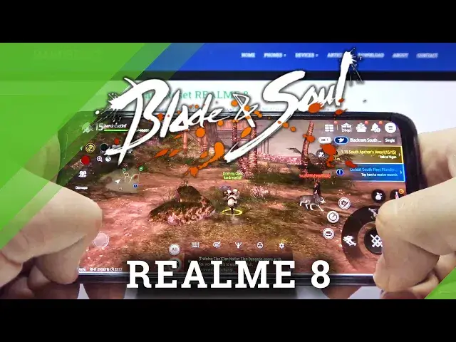 'Video thumbnail for Test Game Blade and Soul Revolution on REALME 8 | MediaTek Helio G95 | 4 GB RAM | Gameplay FPS Check'