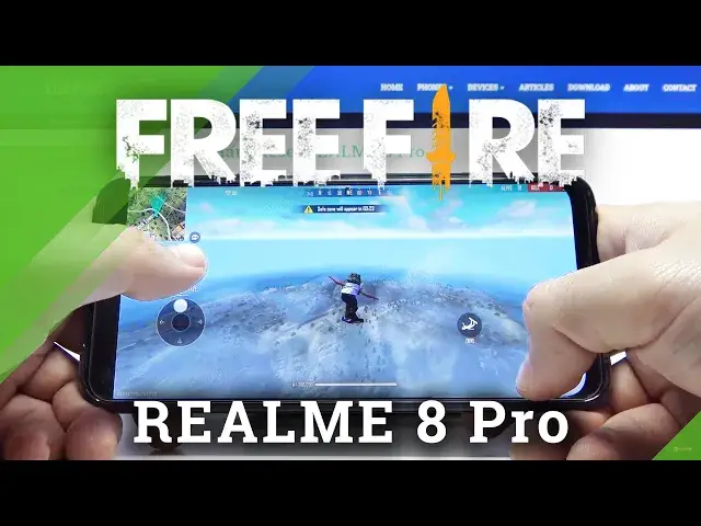 'Video thumbnail for Test Game Garena Free Fire on REALME 8 Pro | Snapdragon 720G | 6 GB RAM | Gameplay - FPS Check'