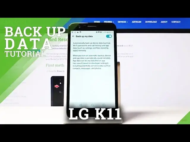 'Video thumbnail for How to Create Google Backup LG K11 – Use Backup Account'