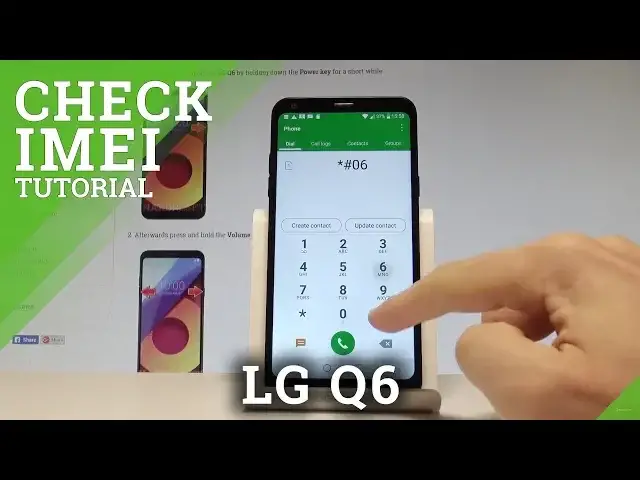 'Video thumbnail for How to Check IMEI in LG Q6 - Find Serial Number / Status Info |HardReset.Info'