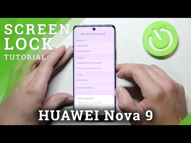 'Video thumbnail for All Unlock Methods in HUAWEI Nova 9 – Find Screen Lock Options'