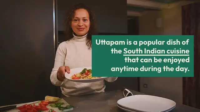 'Video thumbnail for Cheese Basil Uttapam Delight'