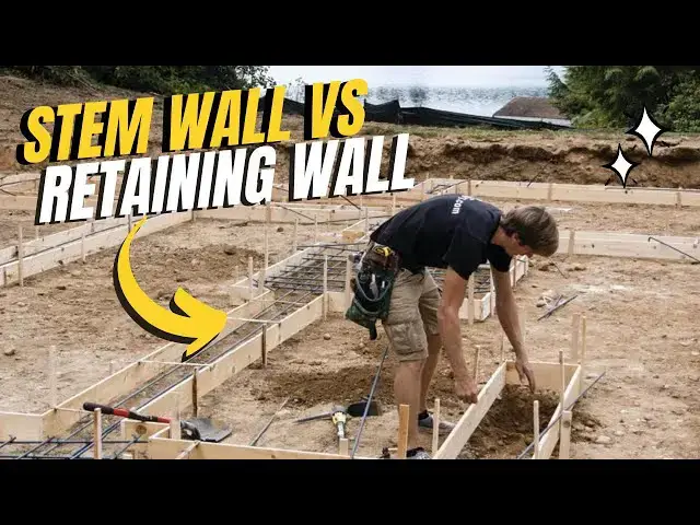 'Video thumbnail for Stem Wall vs Retaining Wall : Understanding the Differences - Types & More'