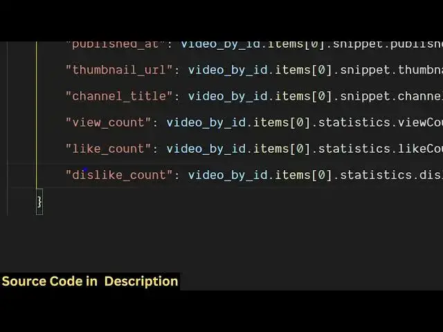 'Video thumbnail for Python Youtube Data & Analytics API Script to Get Details of Video & Channel and Save it as JSON'