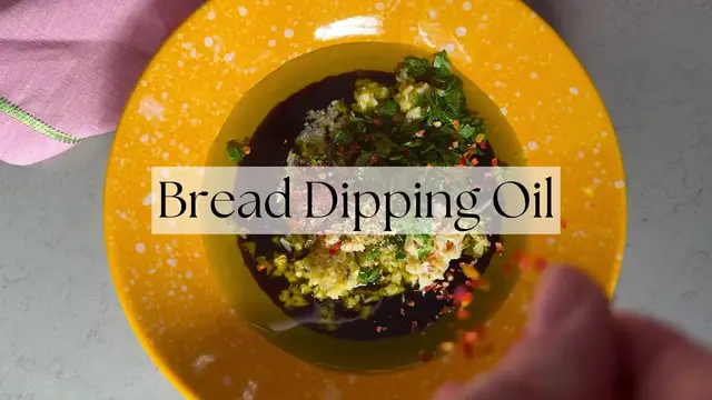 'Video thumbnail for Bread Dipping Oil'