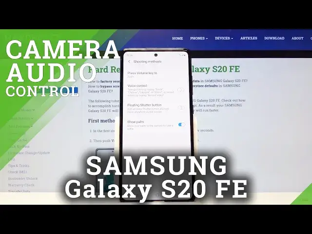 'Video thumbnail for How to Activate Audio Control in Camera | Samsung Galaxy S20 FE'
