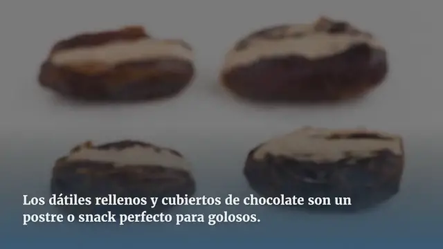 'Video thumbnail for Dátiles Rellenos y Cubiertos de Chocolate'