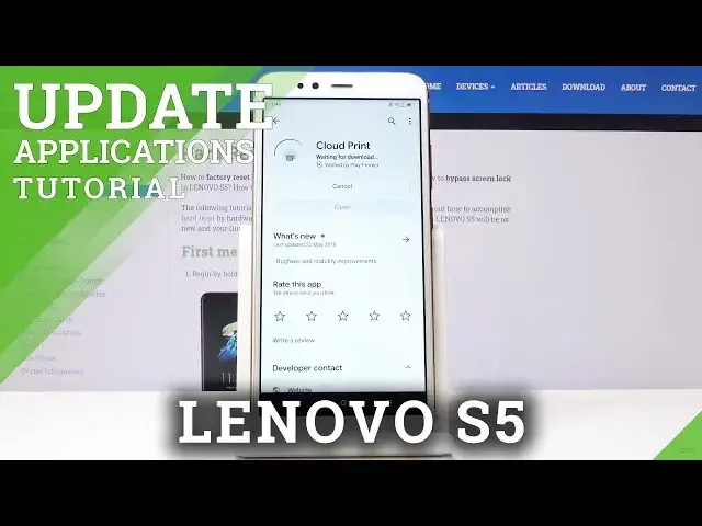 'Video thumbnail for How to Update Apps in LENOVO S5 - Install Newest App Version'
