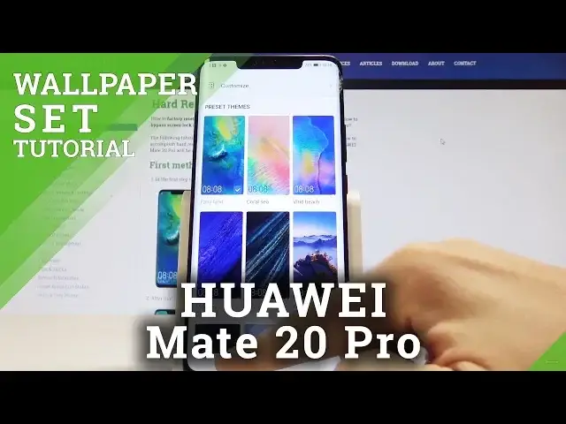 'Video thumbnail for How to Change Wallpaper on HUAWEI Mate 20 Pro - Set Up Home Screen Wallpaper'