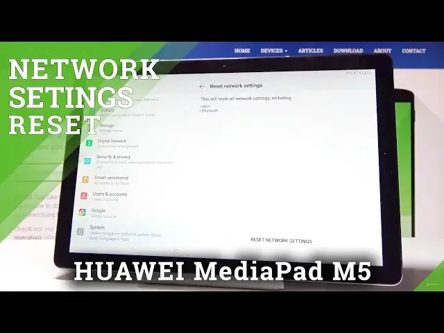 'Video thumbnail for How to Reset Wi-Fi Settings in HUAWEI MediaPAD M5 - Reset Network Settings'