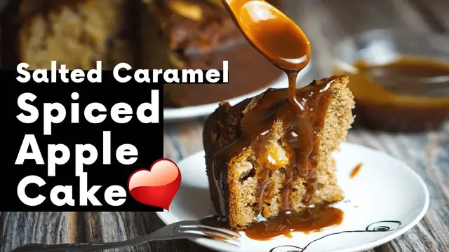 'Video thumbnail for Spiced Apple Cake with Salted Caramel'