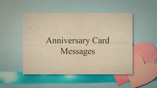 'Video thumbnail for Anniversary Card Messages'