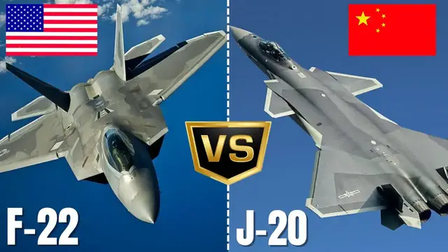 'Video thumbnail for F-22 Raptor vs Chengdu J-20 | Which Stealth Fighter Jet is Better?'