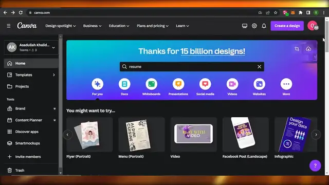 'Video thumbnail for How To Create Canva Portfolio Design (For Beginners)'