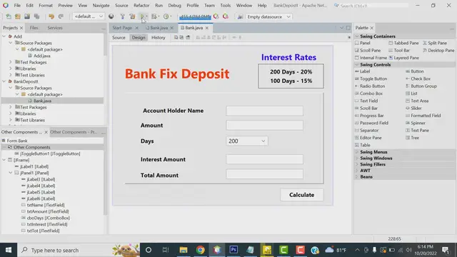 'Video thumbnail for Banking Deposit Amount Calculation in Java'