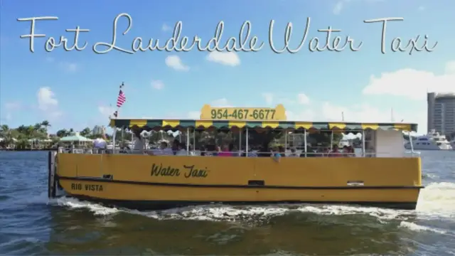 'Video thumbnail for Fort Lauderdale Water Taxi Florida'