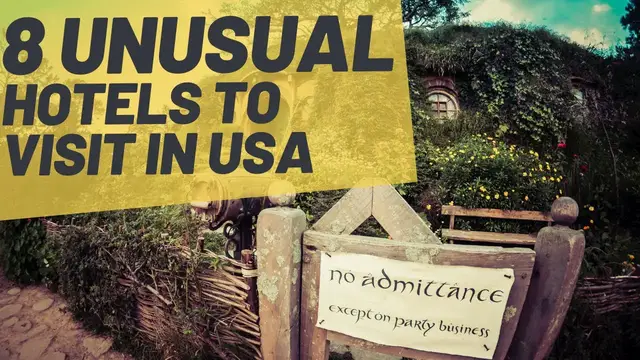 'Video thumbnail for 8 Crazy Unique Places to Stay in the USA [and where to discover even more]'