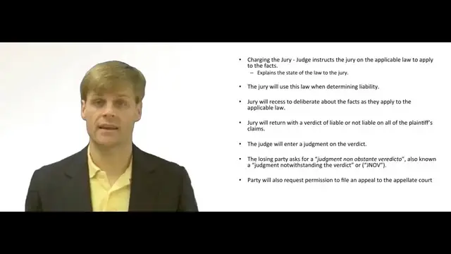 'Video thumbnail for How is a Civil Trial Decided?'