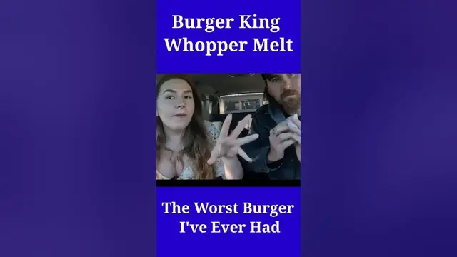 'Video thumbnail for BK Patty Melt Not Toasted With Plastic Cheese.. YUM! #shorts'